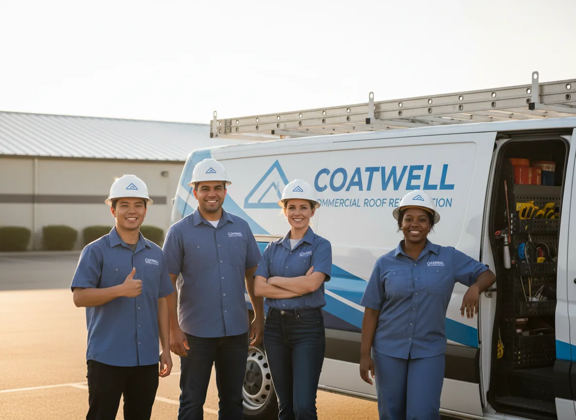 Commercial roof coating company in Fountainville, PA